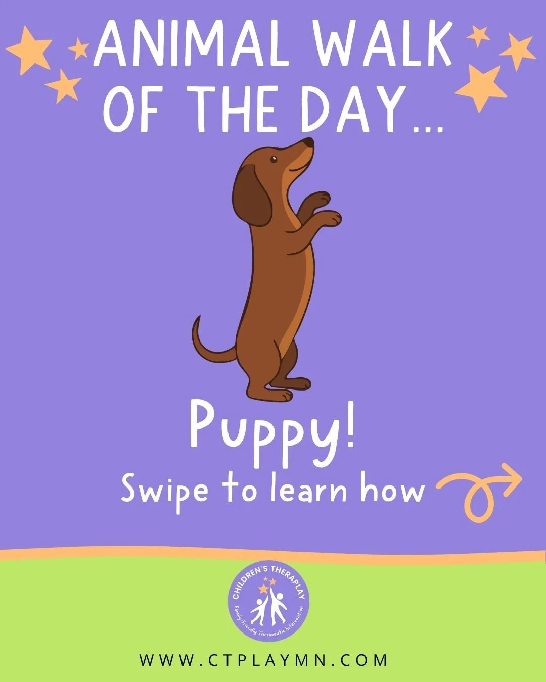 On #nationaldogday our Animal Walk OTD is PUPPY! 🐕

#animalwalks #ctplaymn