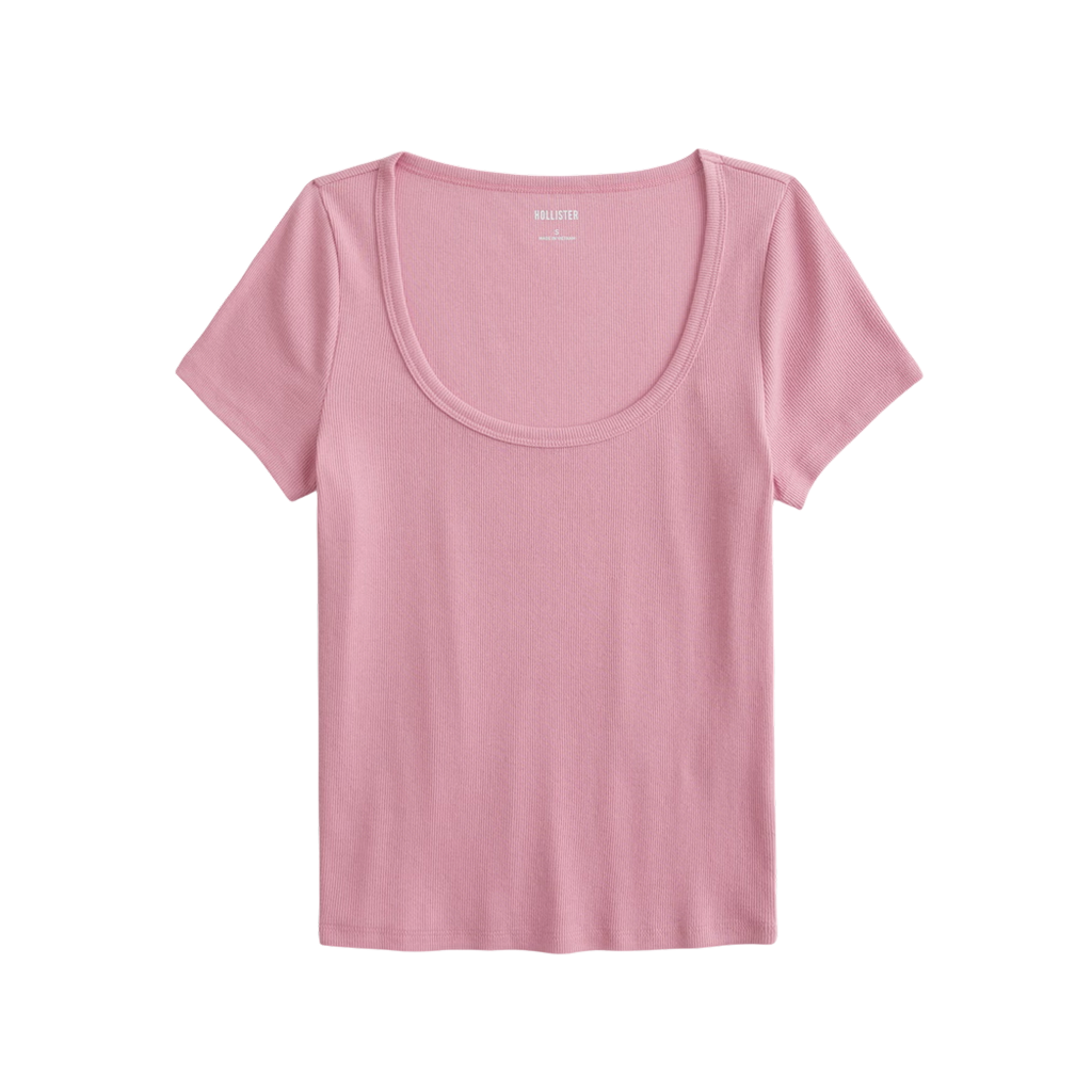Rose Scoop Tee