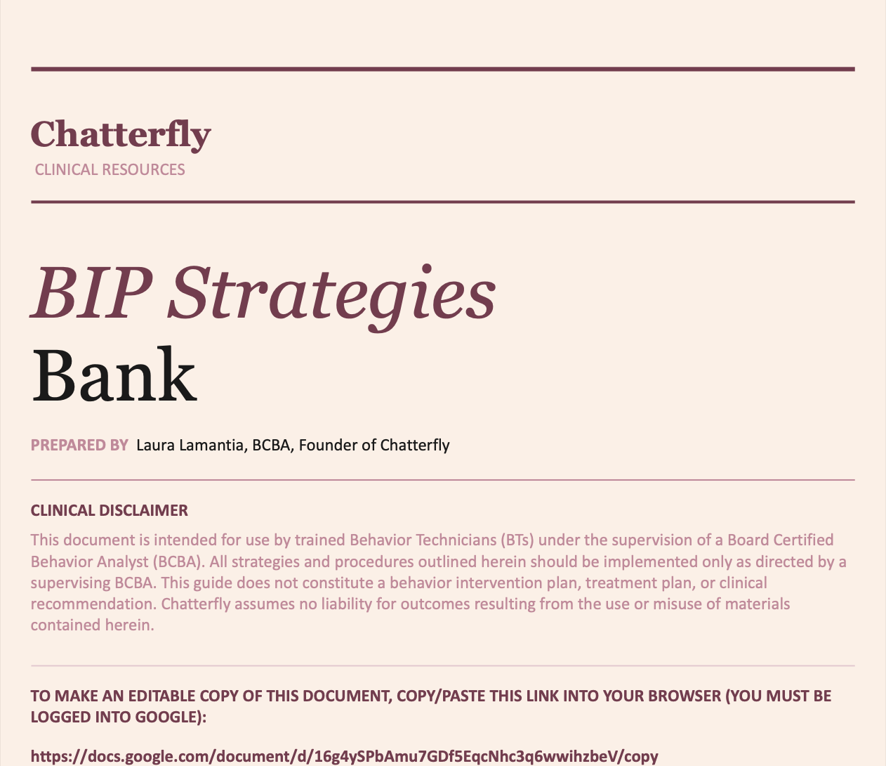 BIP Strategies Bank