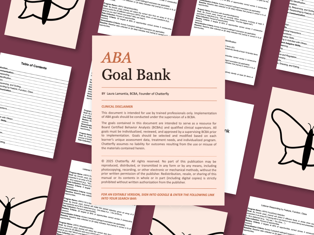 ABA Goal Bank