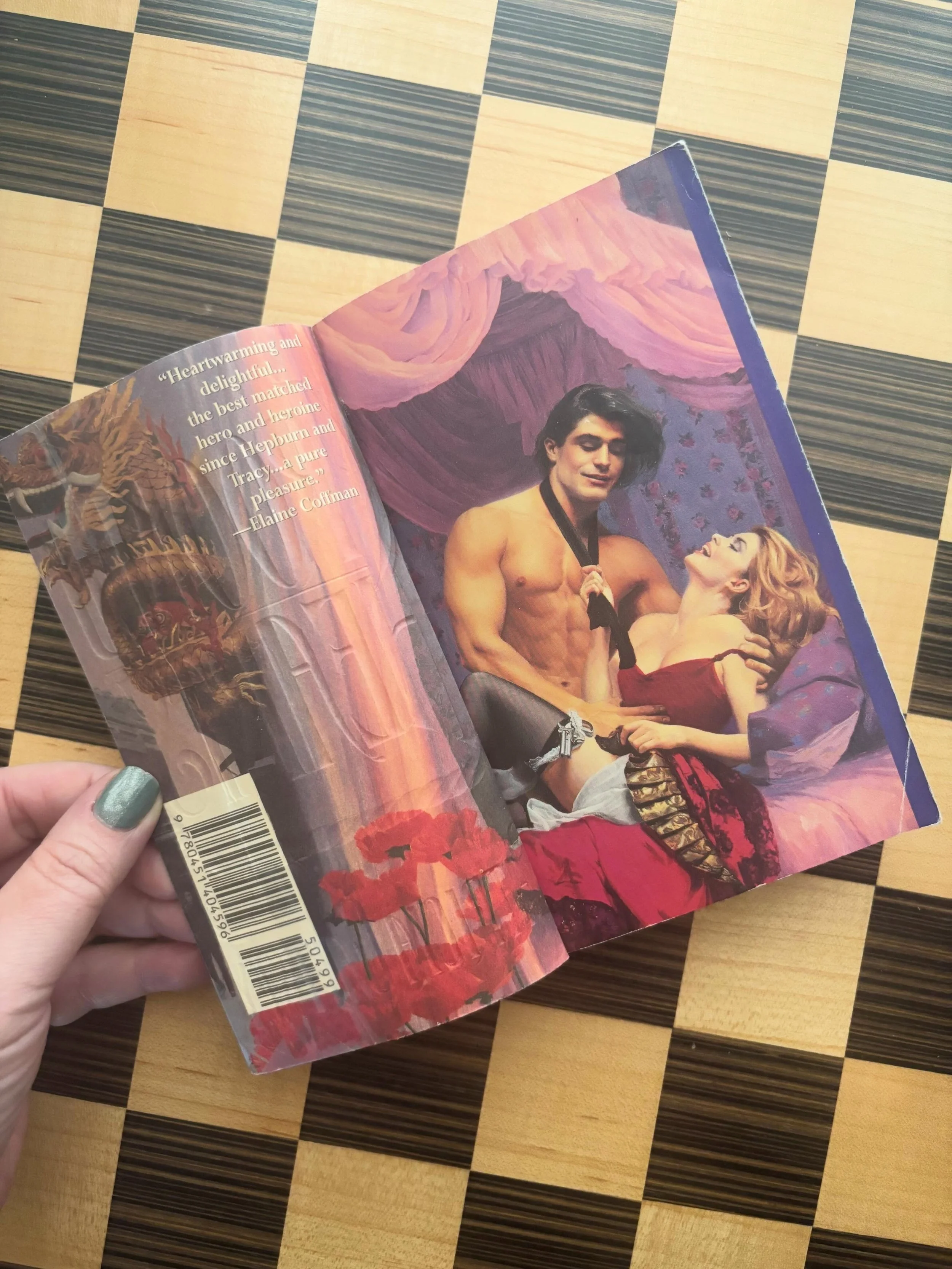 This #StepbackSaturday, I present one of three stepbacks by this author that I found in used bookstores while pre-gaming Florence + the Machine in Phoenix. I was THRILLED because I hardly ever see this author in the wild, let alone her stepbacks. Any