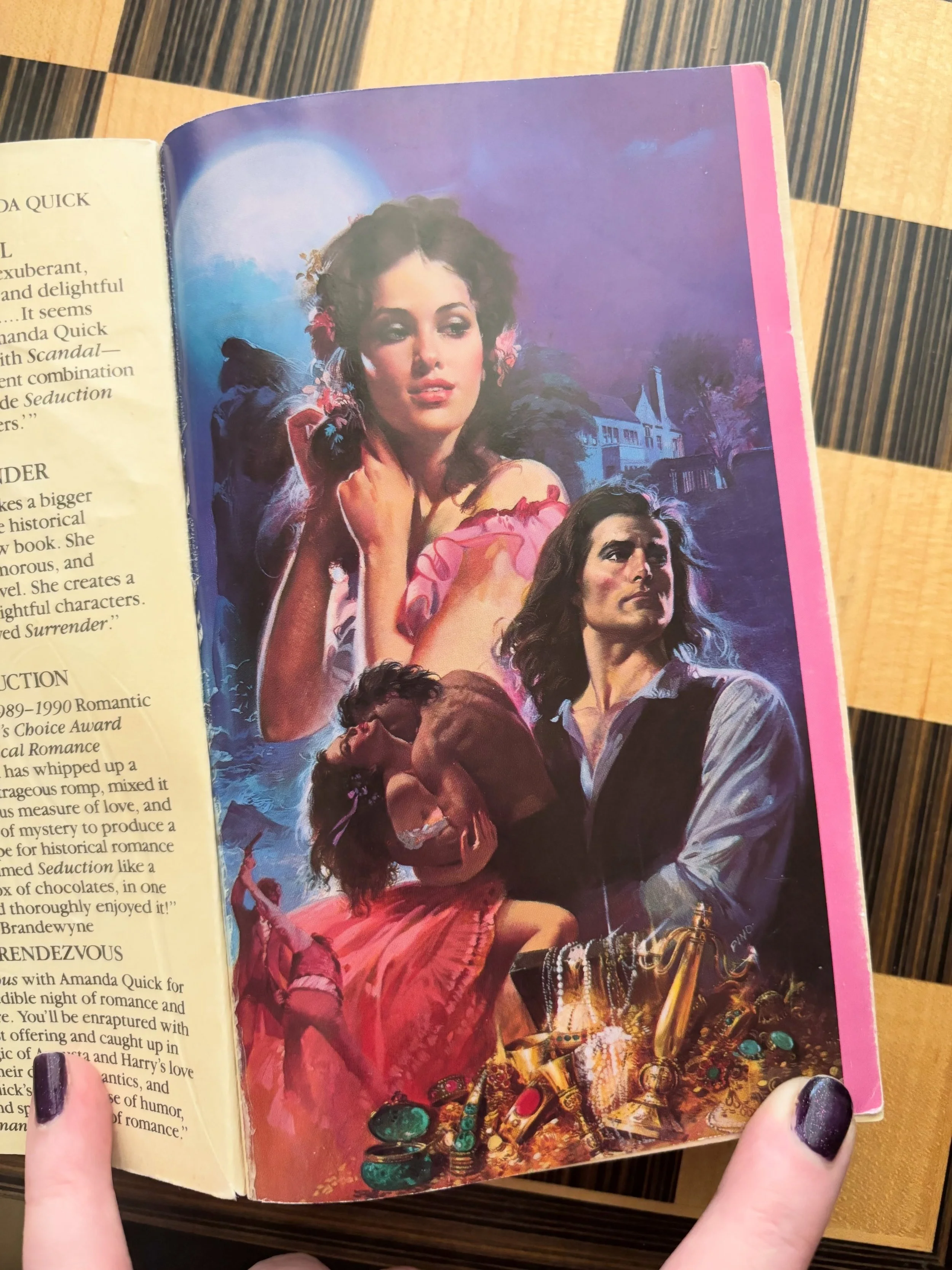 &ldquo;Clearly no one knew the socially correct way to deal with a brawl in a ballroom that had been started by a lady.&rdquo; Shout out to @plottrysts and her excellent series highlighting the single-word titles of Amanda Quick for inspiring this we