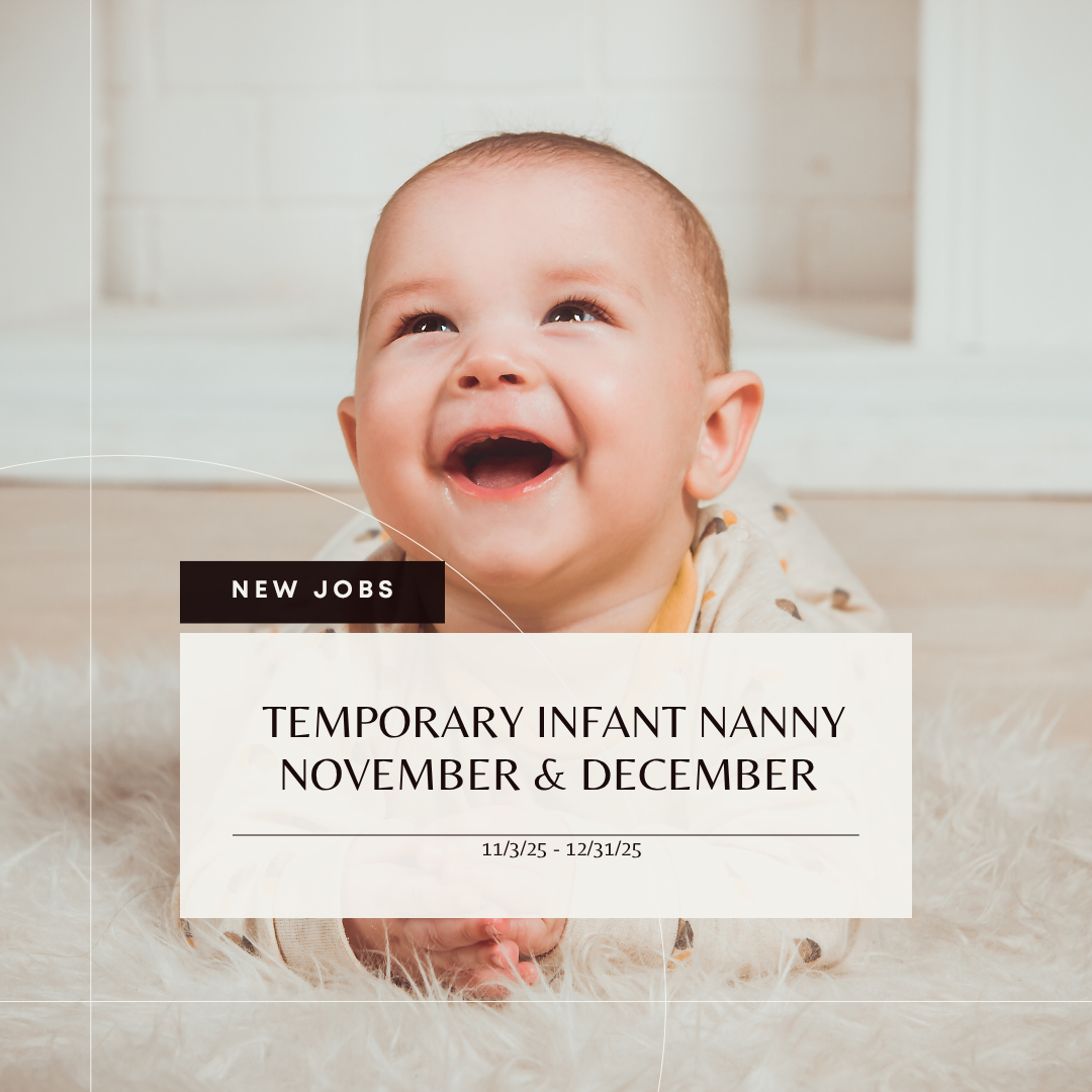 #AP75023 🍼🦃🎄 Temporary Nanny Needed for Plano, Texas Family through the Holidays