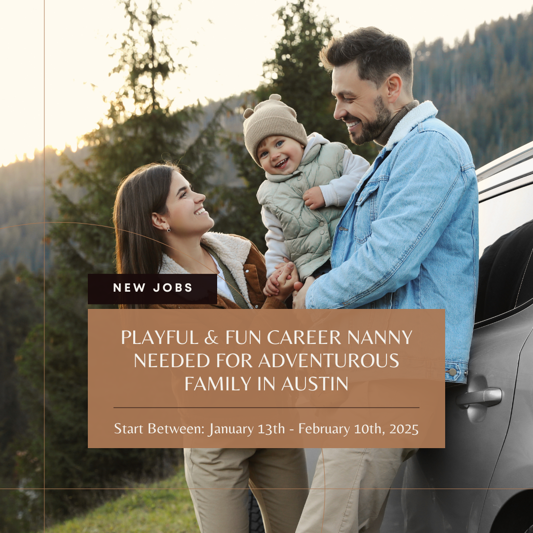 #SW78756 Playful &amp; Fun Career Nanny needed for Adventurous Family in Austin, Texas! World-Travelers do Apply ✈️🌎 