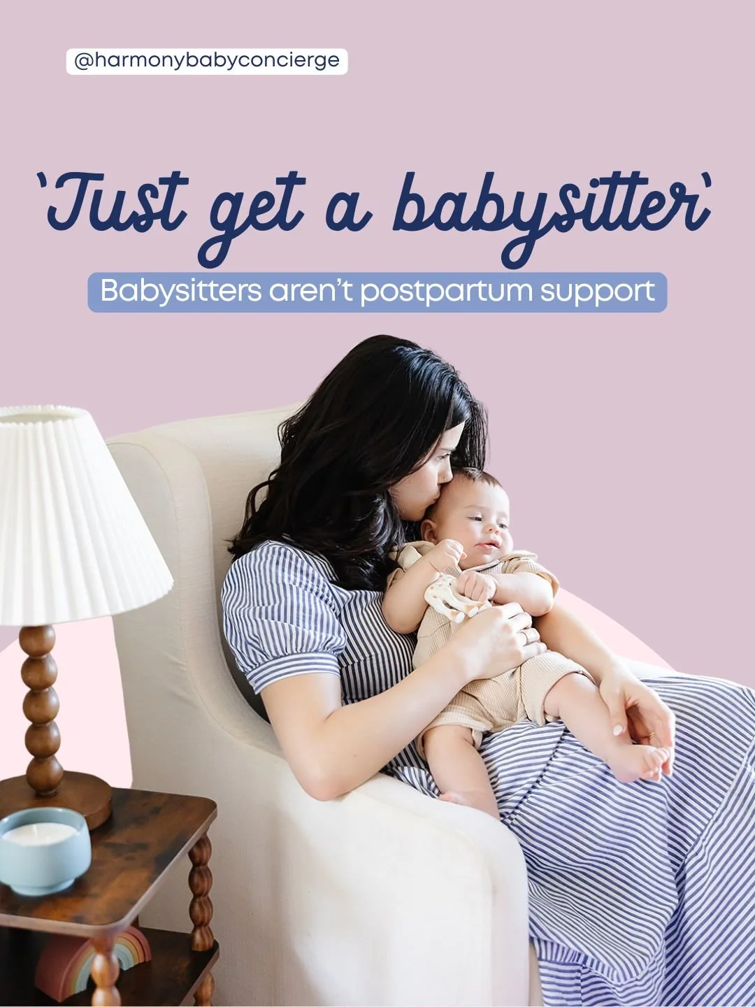 Why 'just get a babysitter' isn't real postpartum advice 👇🏼

Babysitters are great for date nights. But postpartum? You need more than someone who can keep your baby alive for 2 hours🫠

You need someone who helps YOU heal. Someone who establishes 