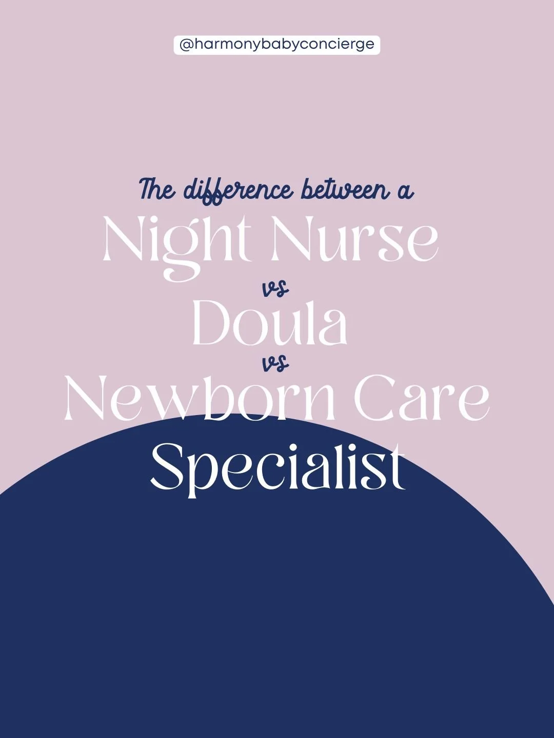 Night Nurse VS NCS VS Doula...what's the difference?🤍

Knowing the difference can help you pick the right fit for your family's unique needs😌

#harmonybabyco #newborncare #nightnurse #nightnanny #sleeptraining