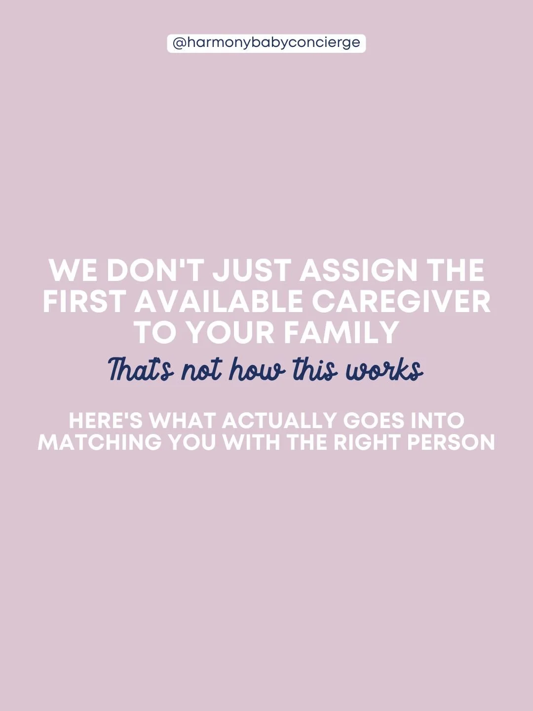 If you've ever worked with an agency that just sent whoever was available that week, you already know why fit matters.

The families who feel most supported aren't always the ones with the "most experienced" caregiver. They're the ones with