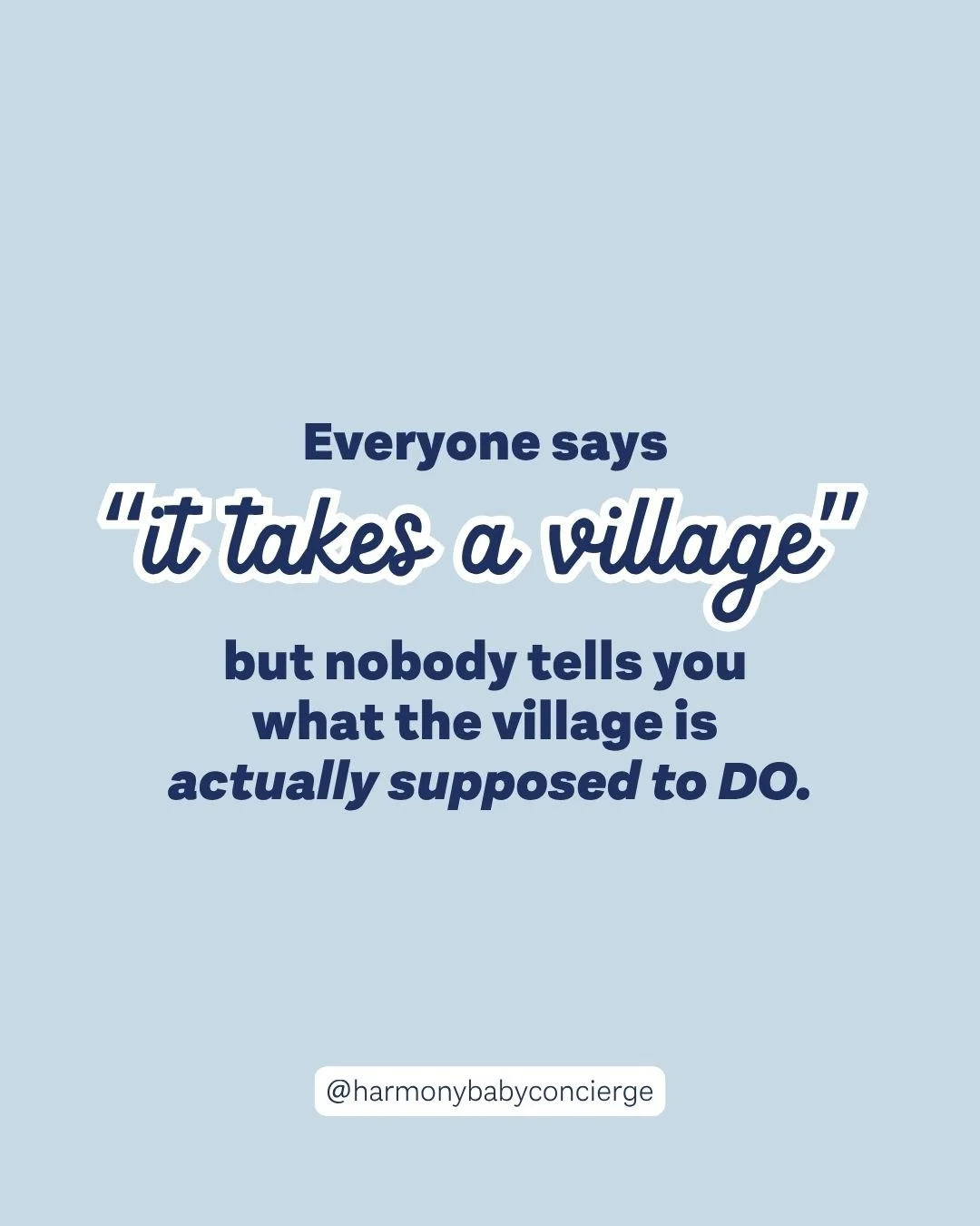 Everyone says "it takes a village" but nobody tells you what that village is actually supposed to DO.

Let's be honest: most postpartum "help" creates more work for you. Visitors who expect to be entertained. Well-meaning advice y