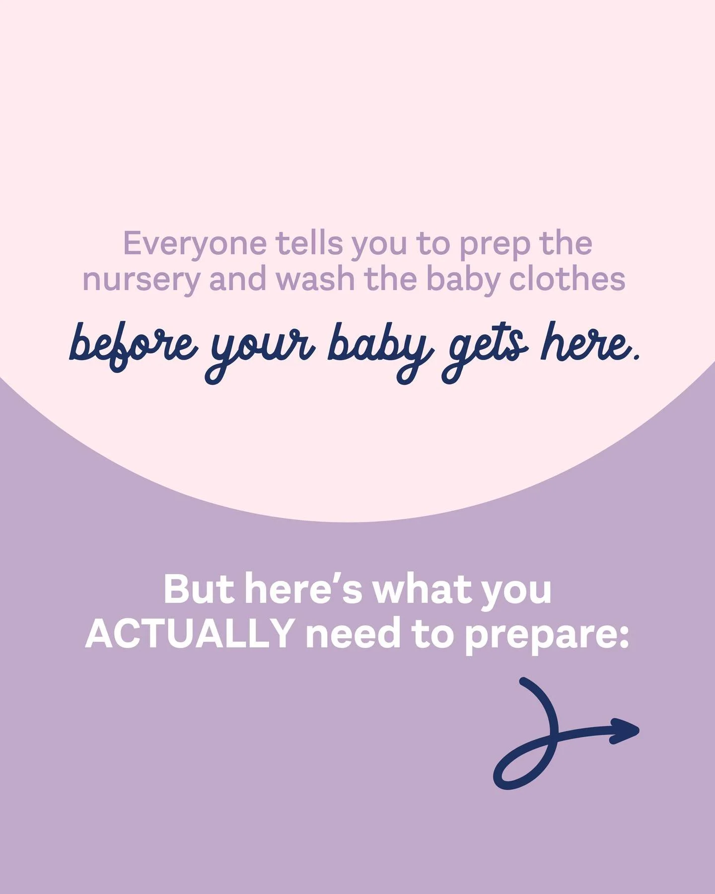 The nesting phase hits hard. Suddenly you're convinced that the perfect crib sheets and coordinated nursery are what will make you a good parent.

But we've been doing this for 450,000+ hours, and the parents who thrive postpartum aren't the ones wit