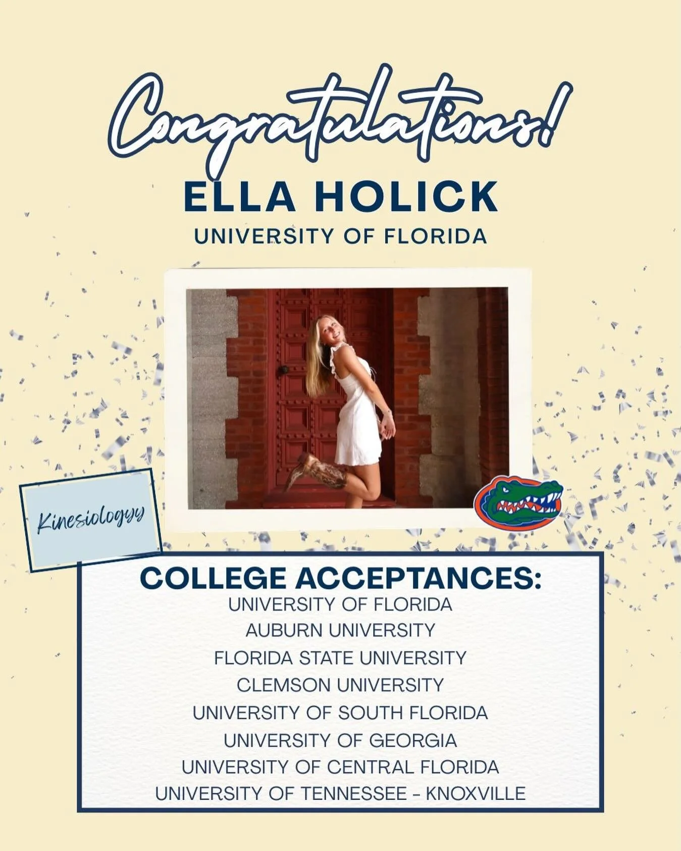 Ella had a fantastic application season with 8 offers of admission!

She maintained a rigorous course load, while building a thoughtful resume, highlighting multiple roles in leadership. What really stands out about Ella is her humility and genuine h