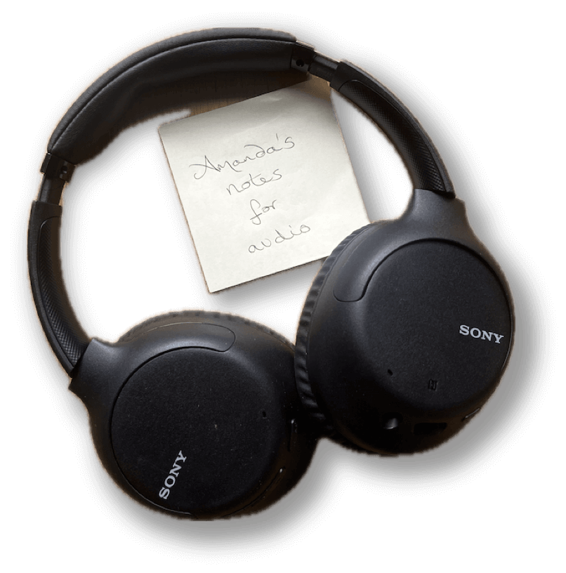 Amanda Geard's notes for the audio actors reading The Midnight House.