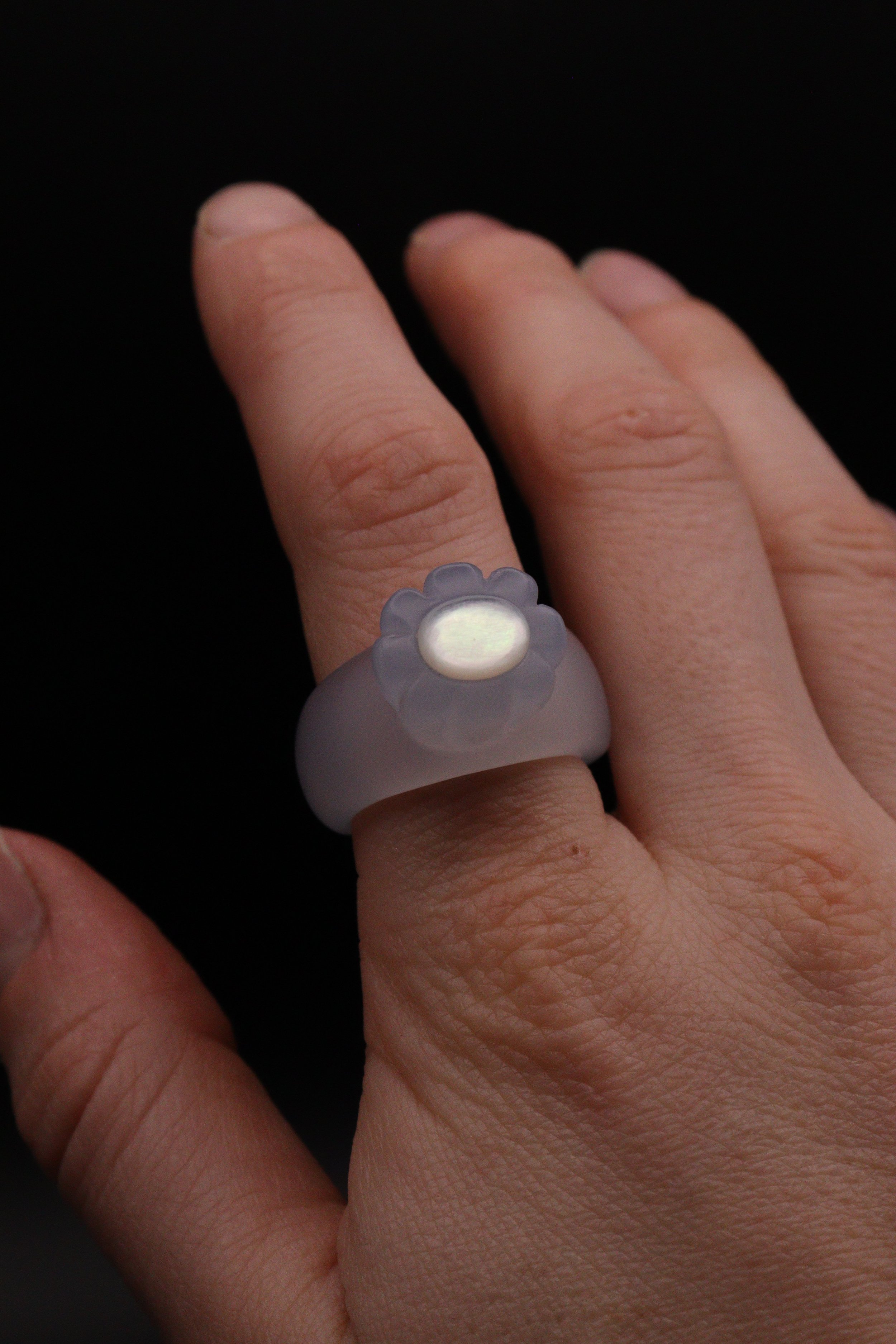 Emily Bailey Chalcedony Ring Worn.JPG