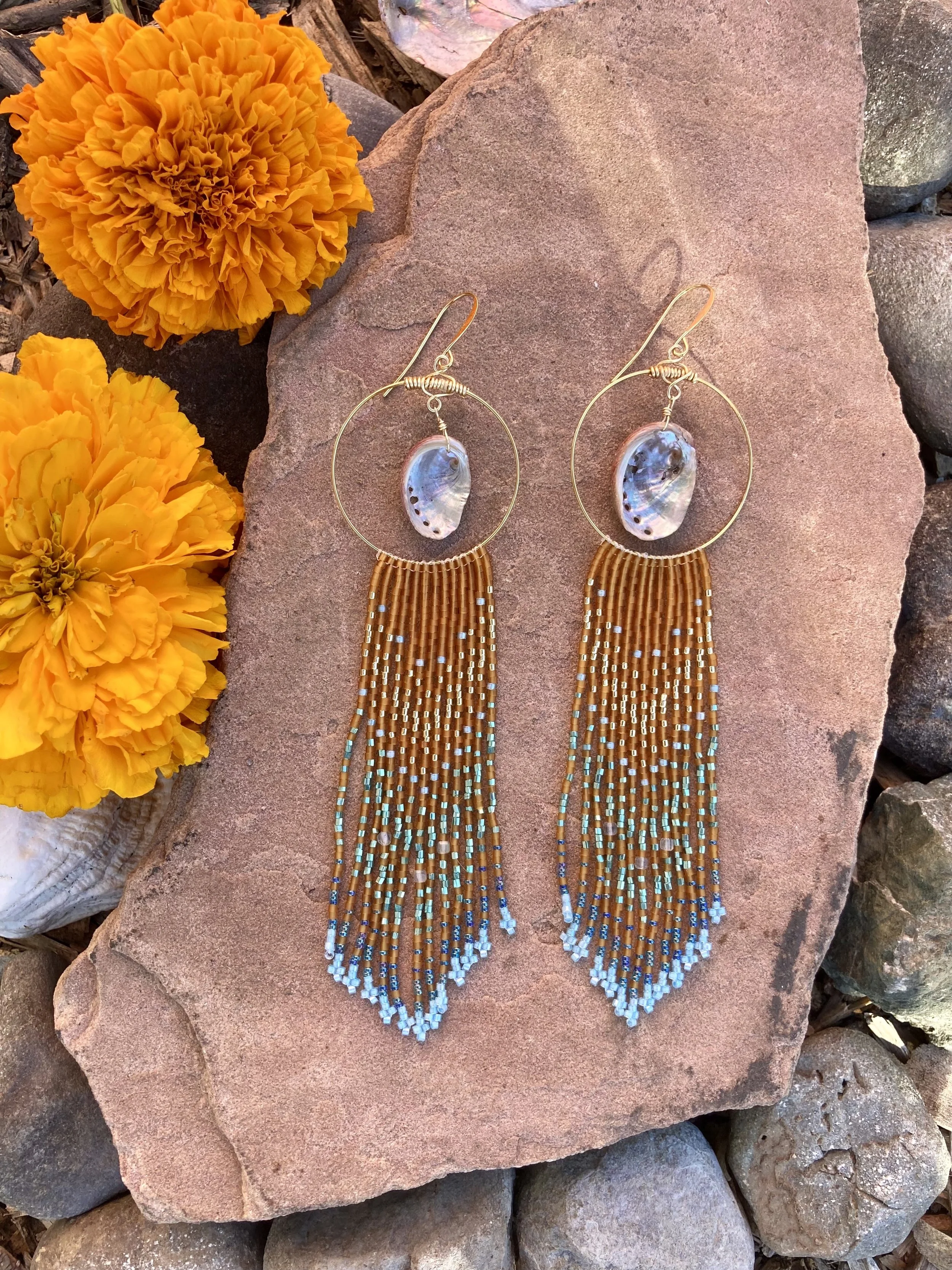 mini abalone and bead weaving on a hoop.jpg