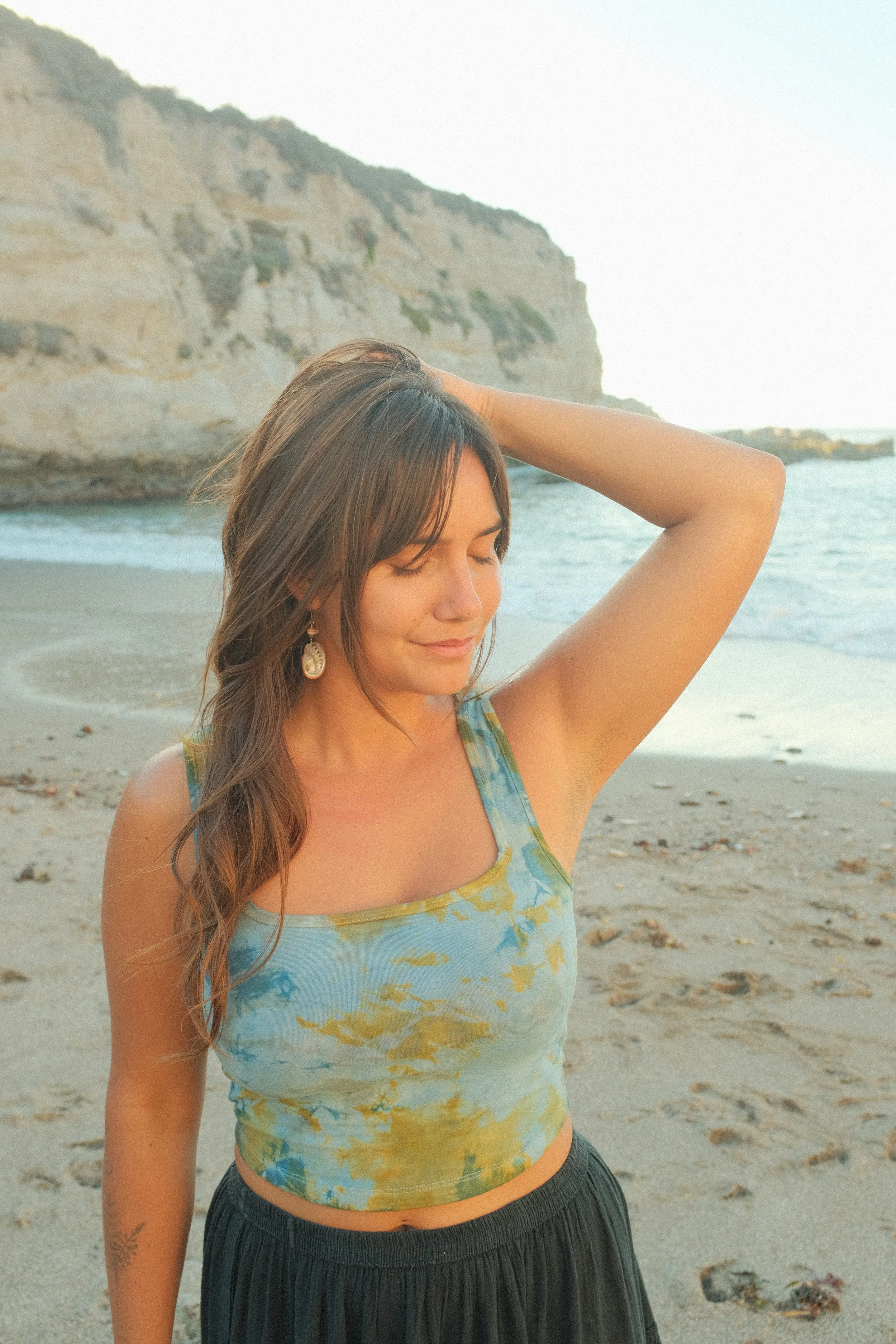 Kelp Forest Square Neck Tank Top