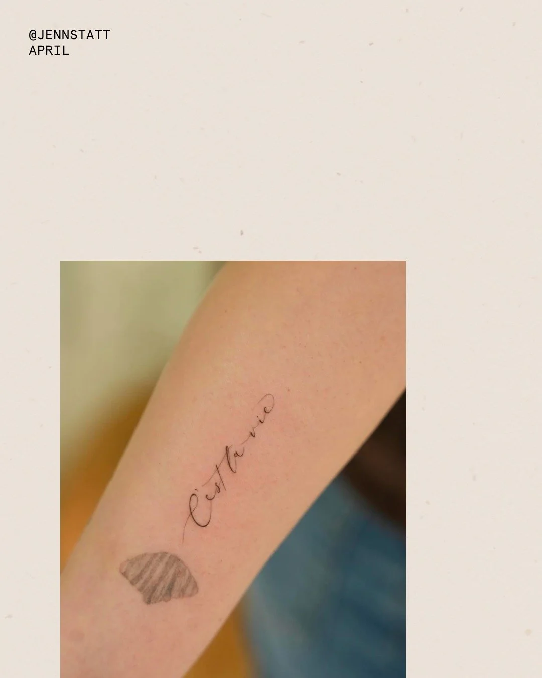 APRIL &amp; MAY GUEST ARTISTS . ̫.
@jennstatt 
@iris.tatts 
@tattooist.doha 
@egg.tattoo 
@heej.ink 
@katzepoke 

Contact the artists directly to book!