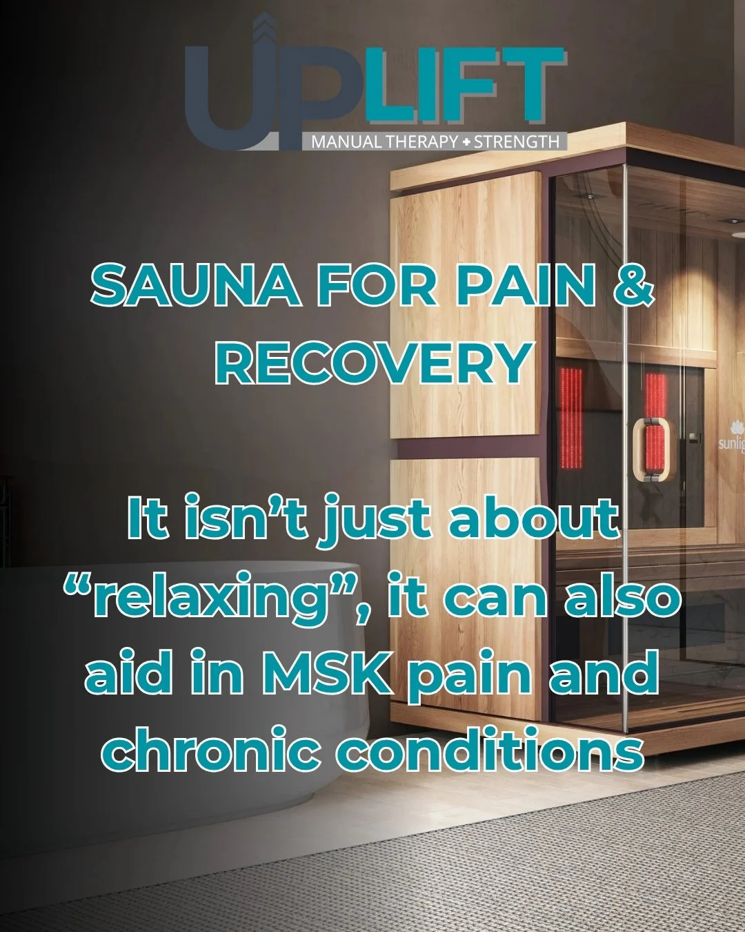 Infrared sauna isn&rsquo;t just &ldquo;relaxing&rdquo; &mdash; it&rsquo;s being studied as a complementary treatment for musculoskeletal pain and chronic conditions.

Research on infrared therapy shows:📈

It can reduce pain in conditions like osteoa