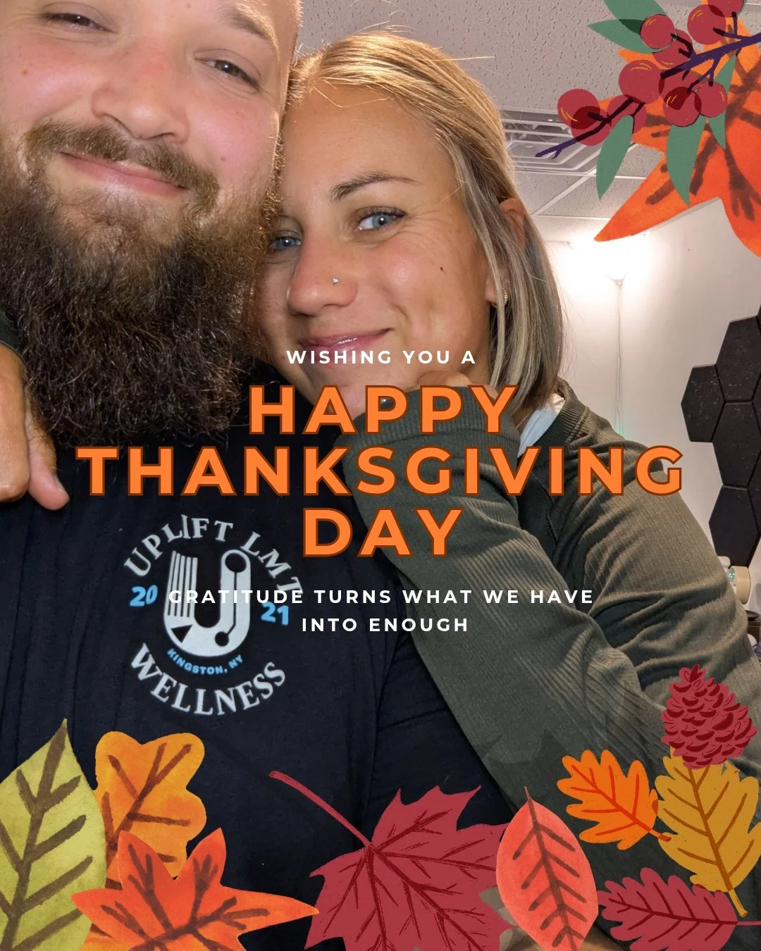 Happy Thanksgiving!

Every day we are so grateful to do what we do and help people feel better. None of this would be possible without the support and trust in our awesome clients.

Enjoy the day with loved ones, eat great food, be grateful for what 