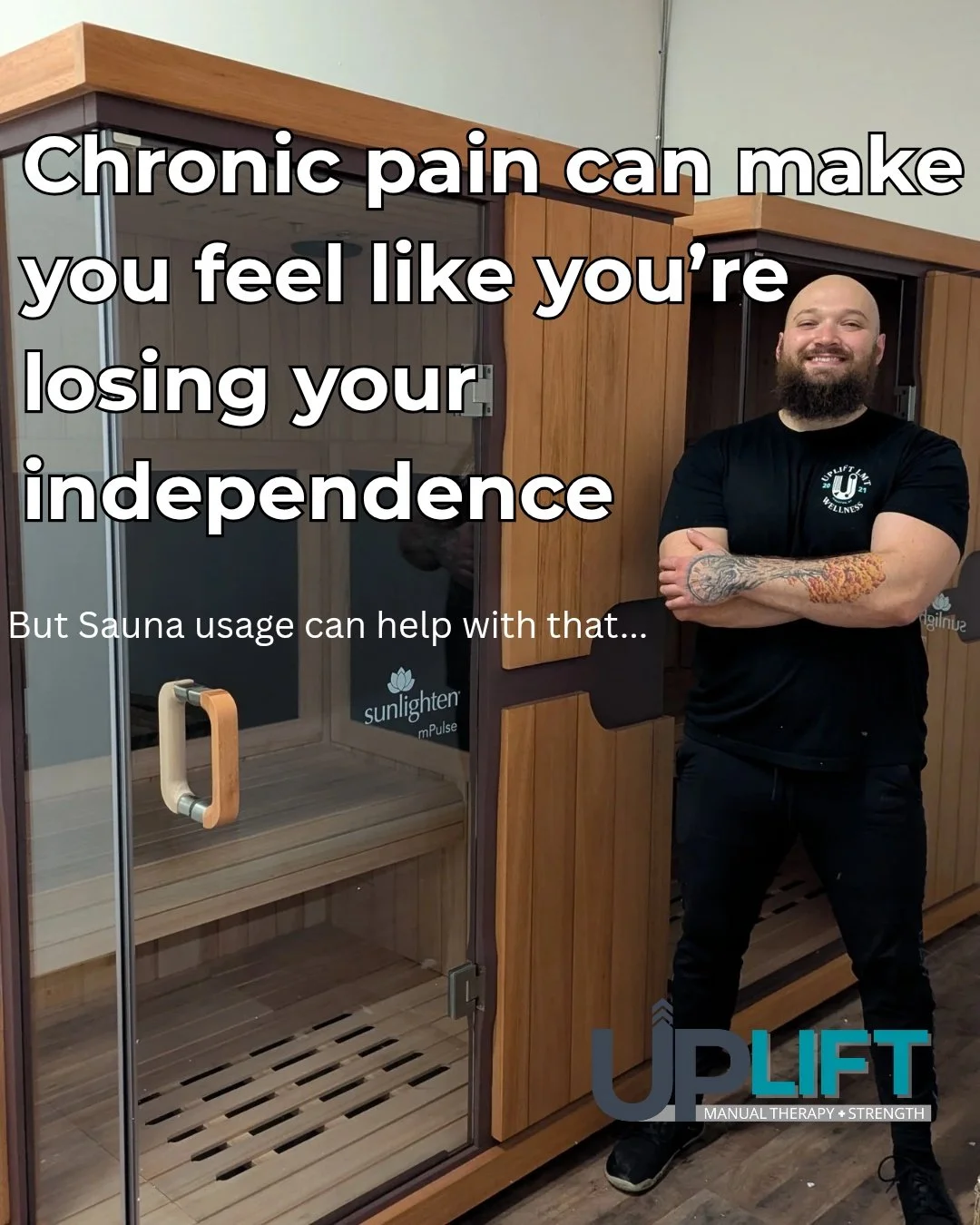 Chronic pain can make you feel like you&rsquo;re losing your independence, but it doesn&rsquo;t need to be that way. At Uplift we specialize in working with people in chronic pain by combining manual therapy, NKT, strength, and functional anatomy pri