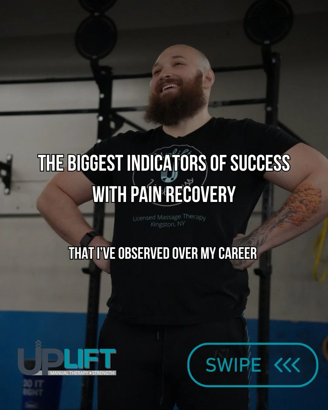 INDICATORS OF SUCCESS WHEN RECOVERING FROM PAIN

These are the trends I've noticed over the last 8 years of being in practice helping people recover from chronic pain.

Pain has a VERY large subjective experience to it. You can be on the most clinica