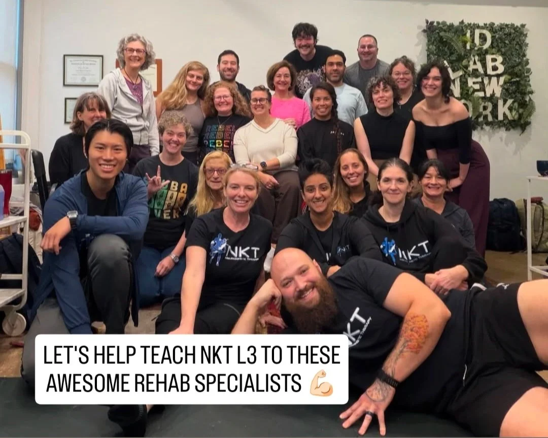 Another amazing weekend TA'ing and helping @immaculatedissection teach @neurokinetictherapy L3 in NYC!

NKT is such a useful tool to treat various kinds of pain and injury by getting to the core of the dysfunctional patterns that the brain creates. I