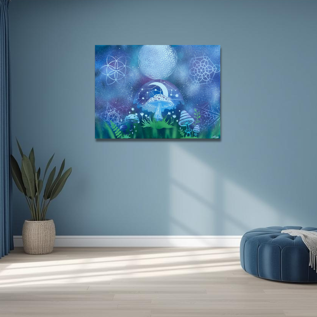 Gardens Of The Galaxy | 24 x 18 | Original Canvas