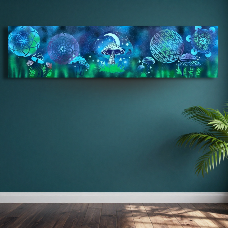 Mushroom Garden: Where Cosmic Geometry Meets the Forest Floor