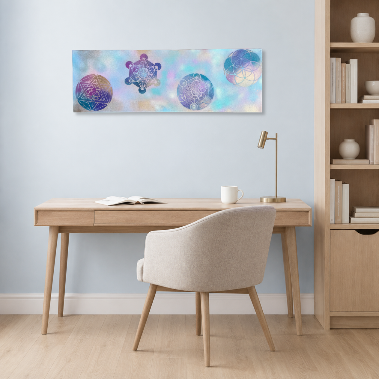 Celestial Sparkle | 12 x 36 | Original Canvas
