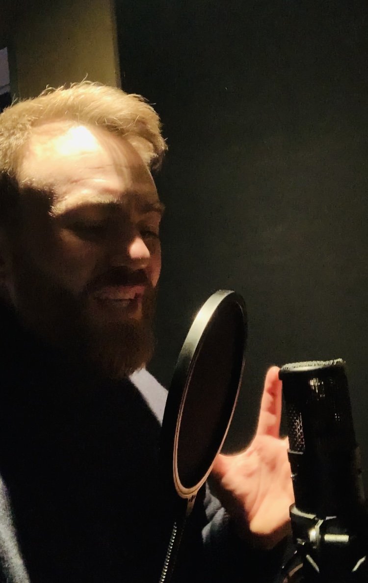 Rich Bunn in his VoiceOver studio