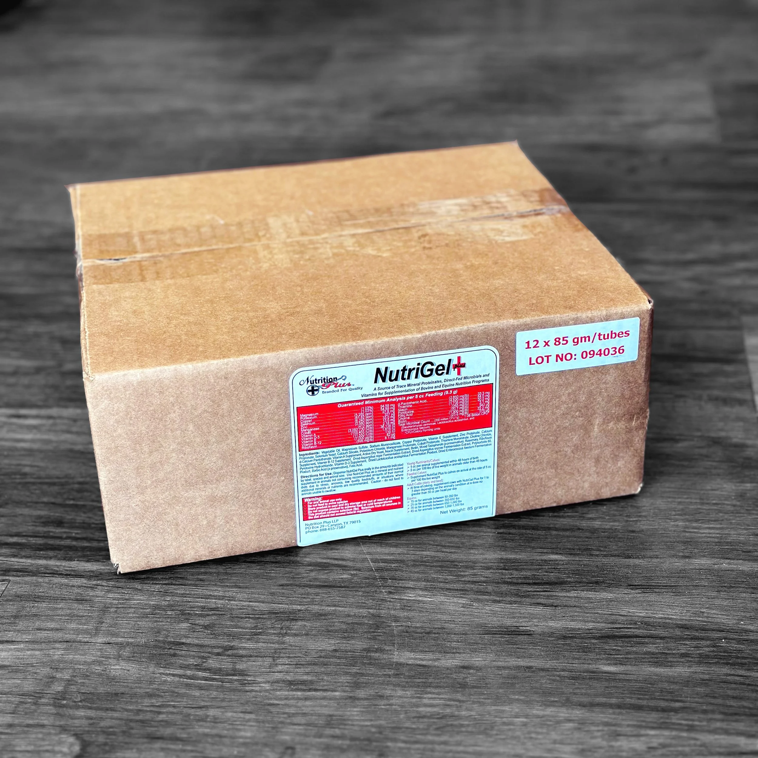 NutriGel 85gm Tube Case (12)