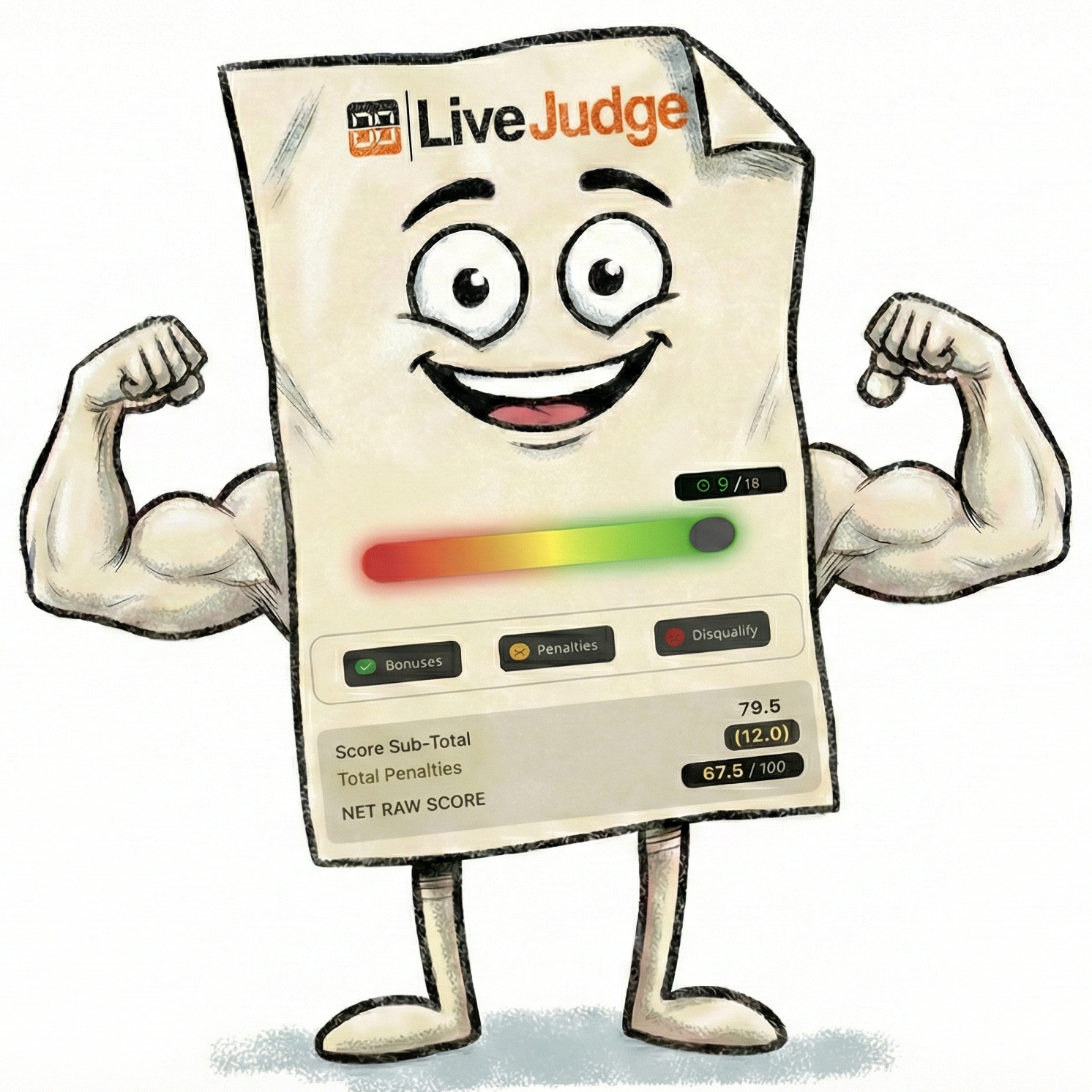 LiveJudge will instantly elevate the quality of your competition. It's powerful and transparent; just what competitors need.