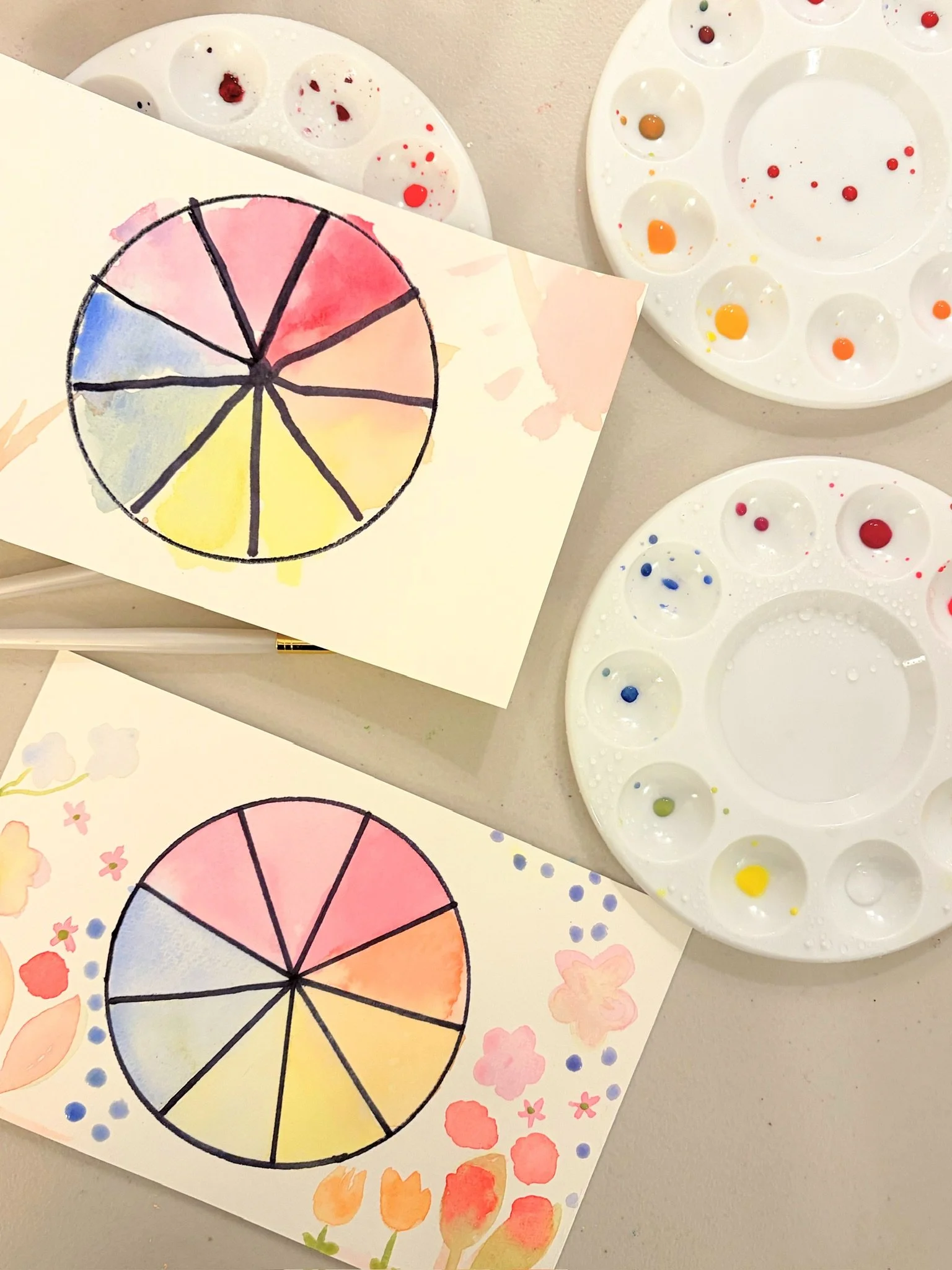 Color Theory, Watercolors (Winter 2026)
