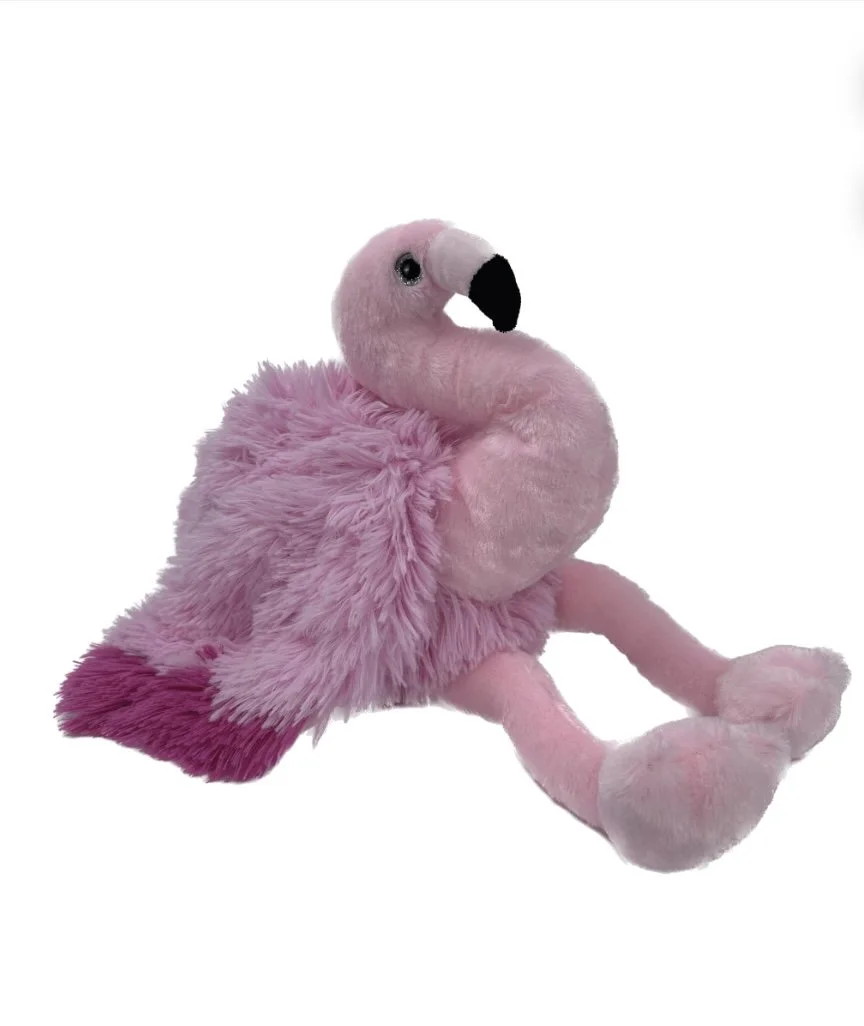 Pink Flamingo Heartbeat Stuffy