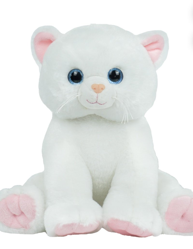 White Kitty heartbeat stuffy