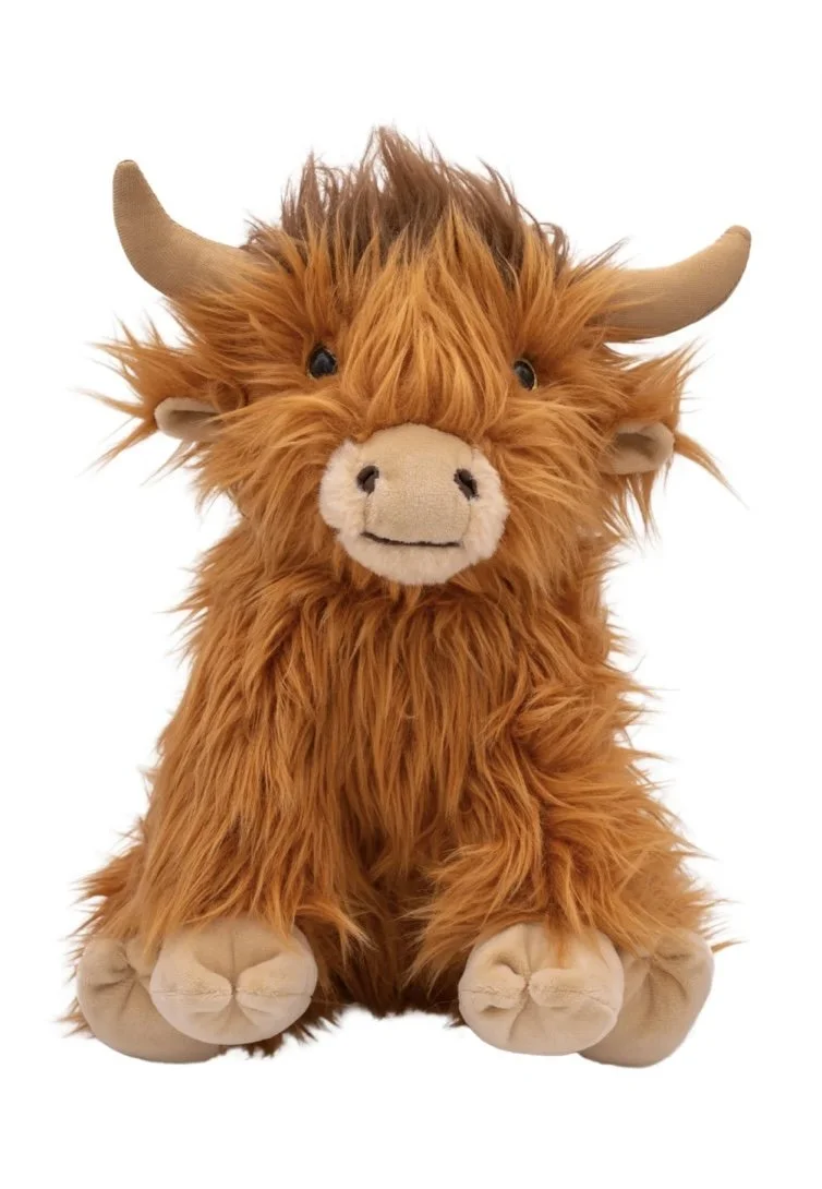 Highland Cow Heartbeat Stuffy