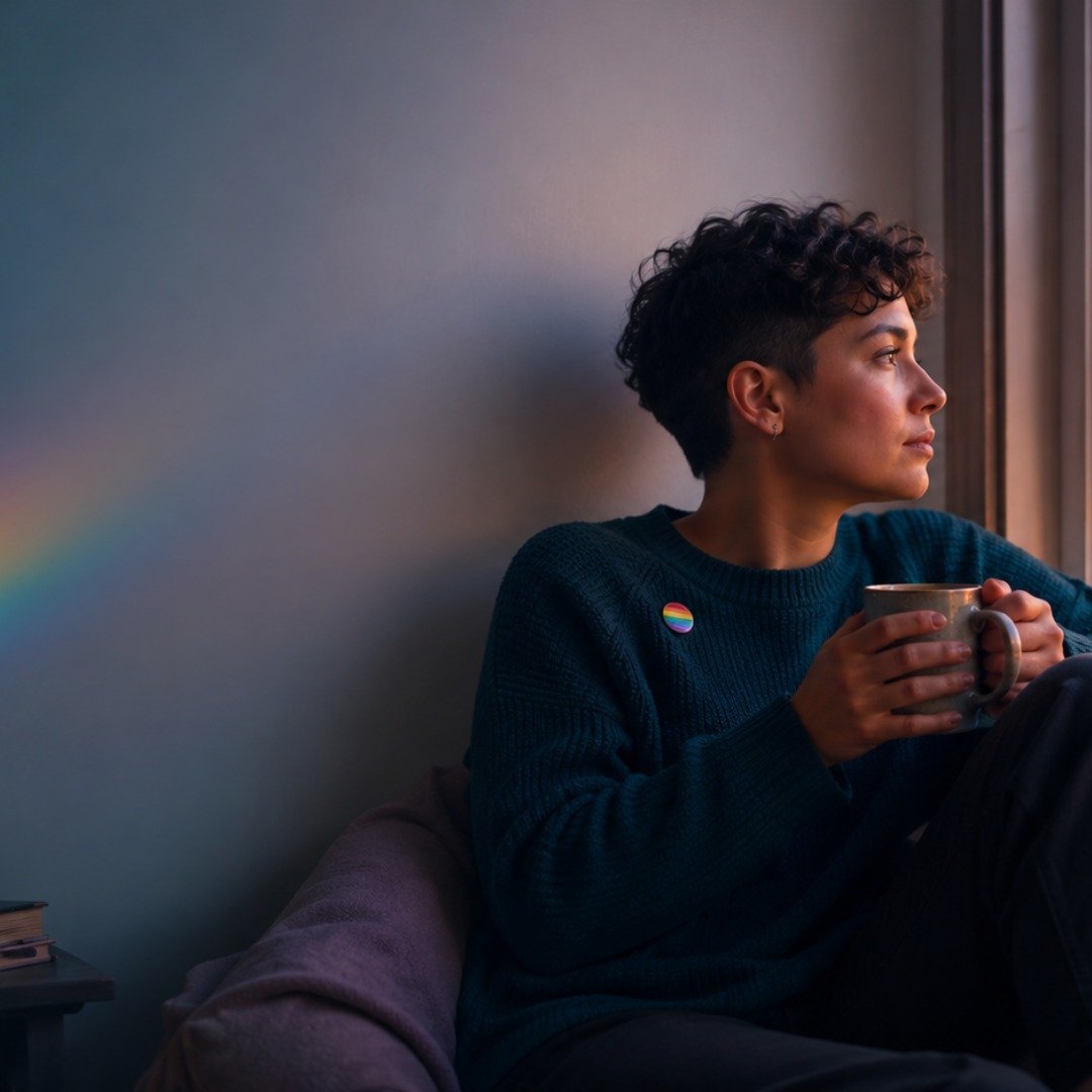 Coming out can bring freedom, relief, and a deeper sense of self.

It can also bring grief.

For many LGBTQIA+ people, living more authentically may also mean facing changes in family relationships, faith communities, friendships, traditions, or plac