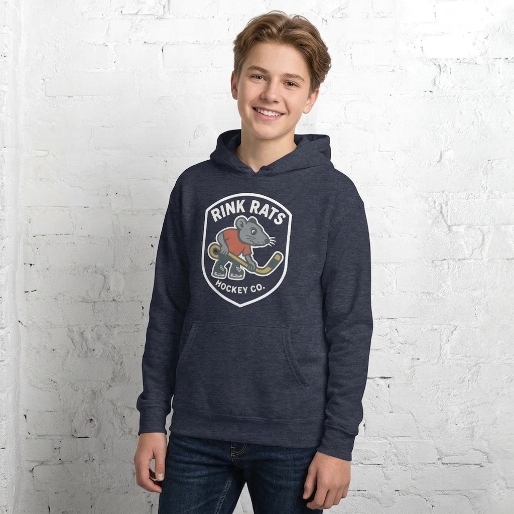 Rink Rats logo hoodie