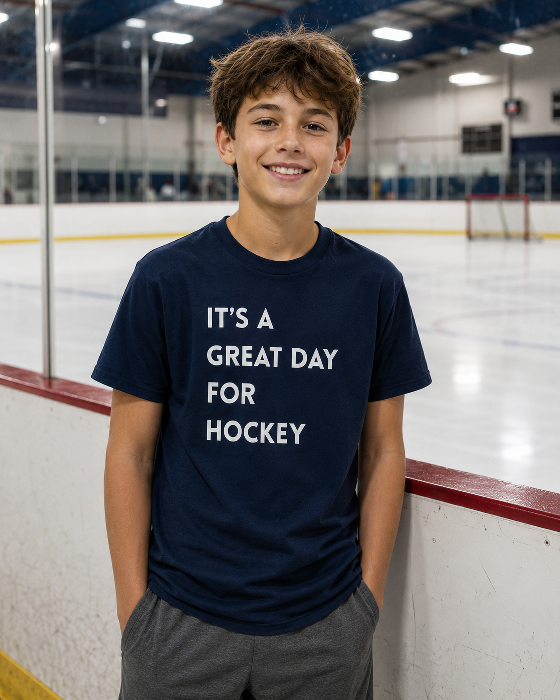 It's a Great Day For Hockey youth T