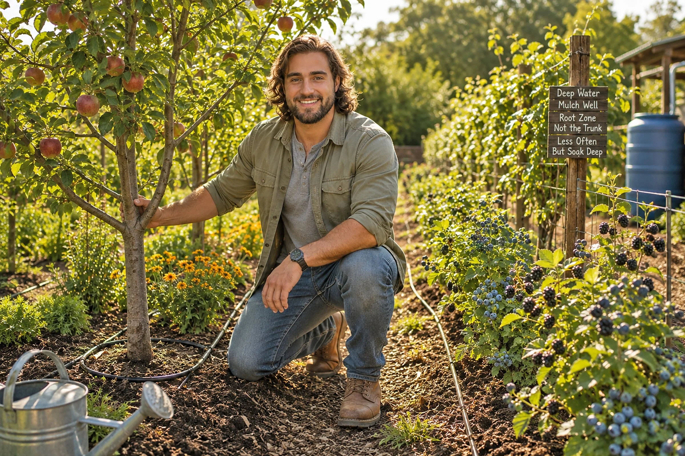 How Much Water Do Fruit Trees and Berry Plants Need?