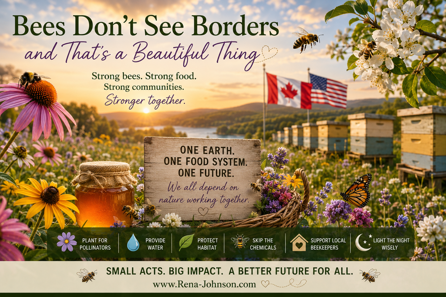 Bees Don’t See Borders, and That’s a Beautiful Thing