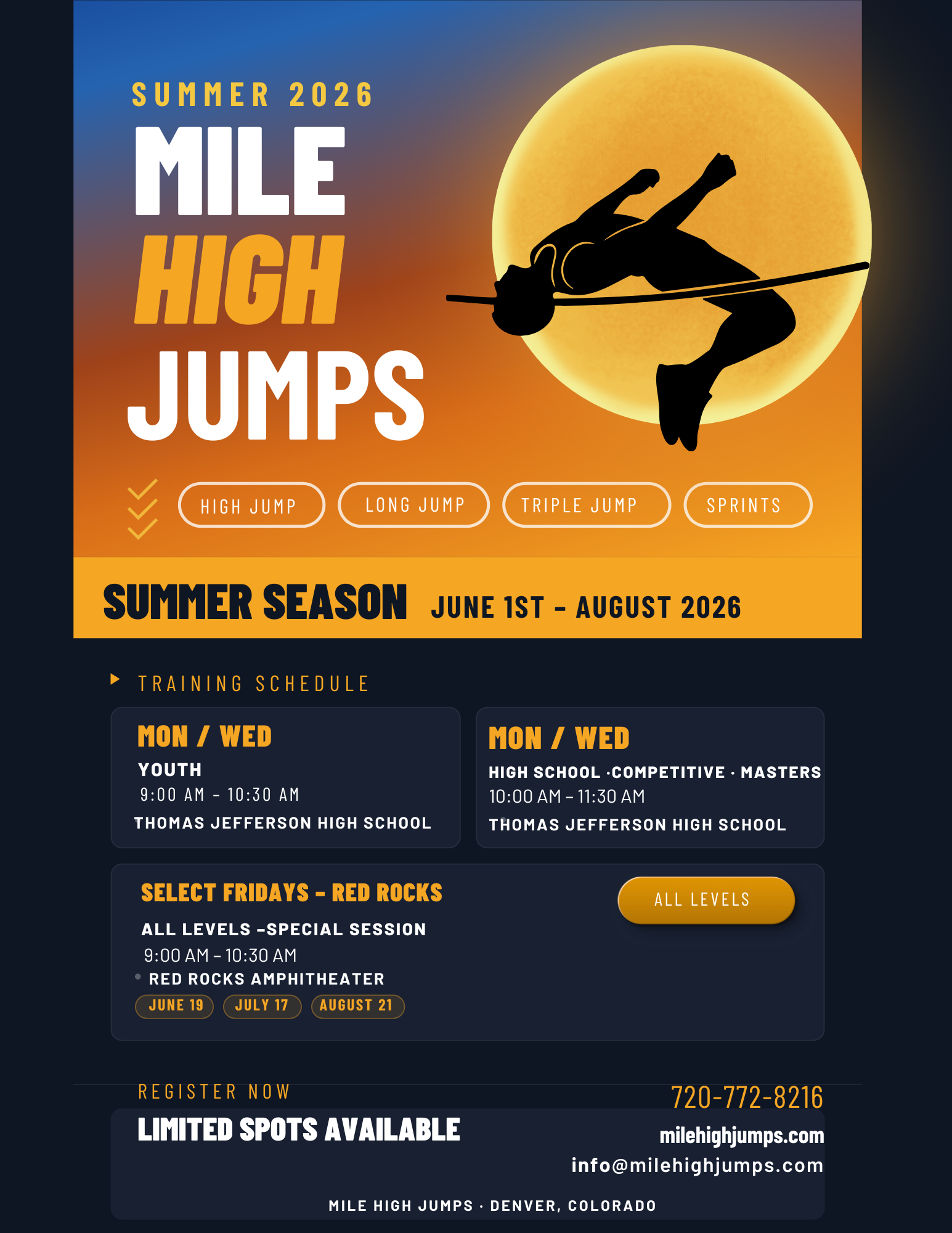 Summer Jumps Program