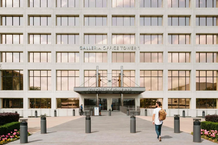 The Galleria Office Tower entry facade
