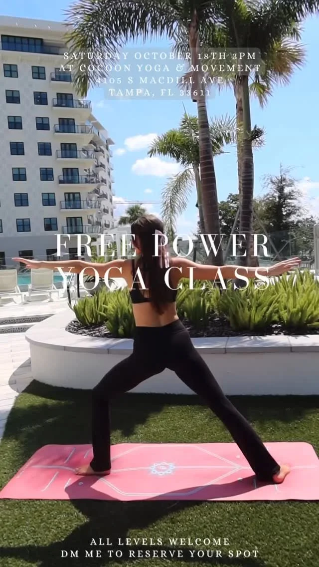 Looking for a fun way to move your body this weekend? Join me this Saturday at the beautiful Cocoon Yoga & Movement for a free community + friends flow πΈβ¨π¦
This studio means the world to me—it’s where my own practice took root and