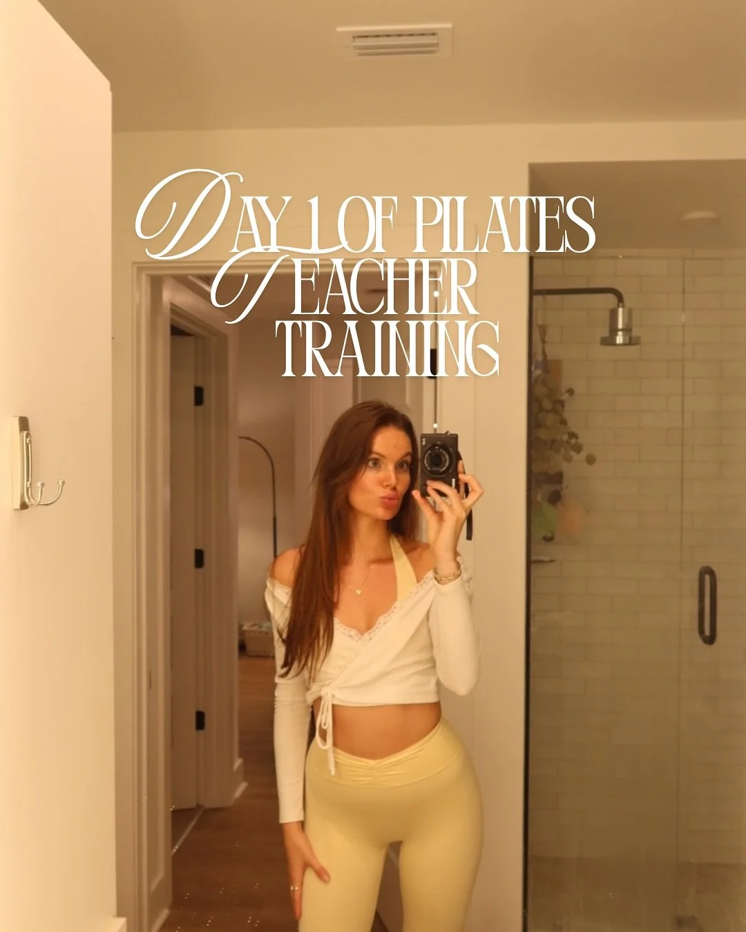 Day one of Pilates teacher training πβ¨
Started my morning with gratitude — feeling beyond blessed to be on this dream journey. Made my fav creamy yogurt bowl (with extra figs, of course), threw on my butter yellow @boandtee set, grabbed my ma