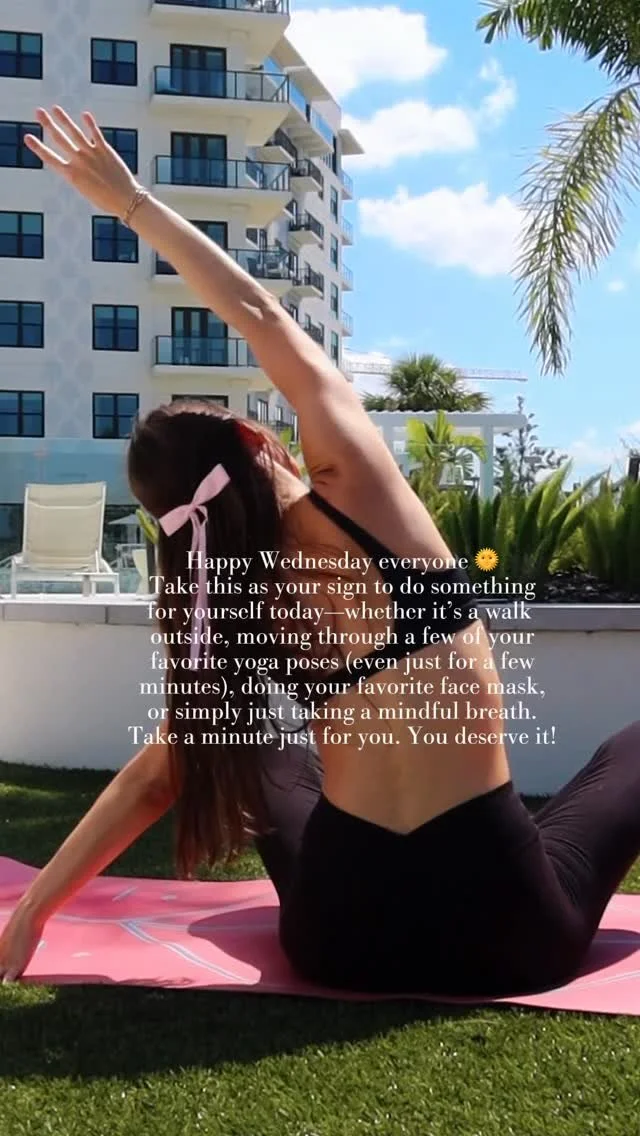 Happy Wednesday, beautiful people πβ¨This is your sign to practice a little self-care—move, breathe, walk outside, or treat yourself to a face mask. Small moments matter. You deserve it π 
#selfcare #wellnesswednesday