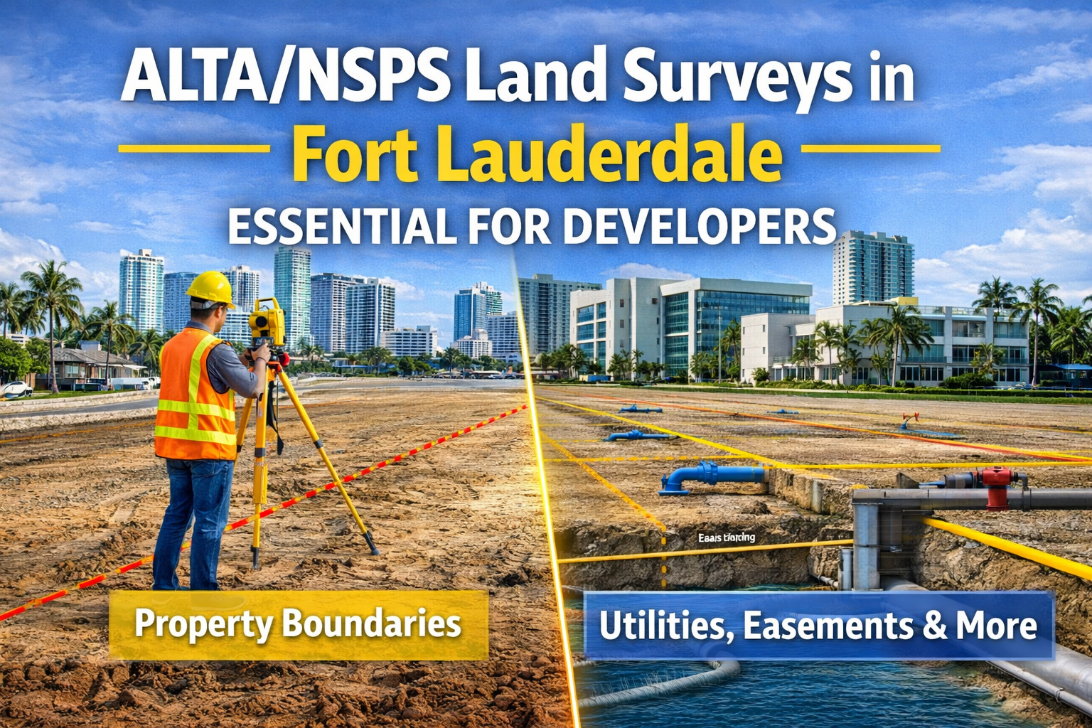 ALTA/NSPS Land Surveys in Fort Lauderdale: A Must for Developers