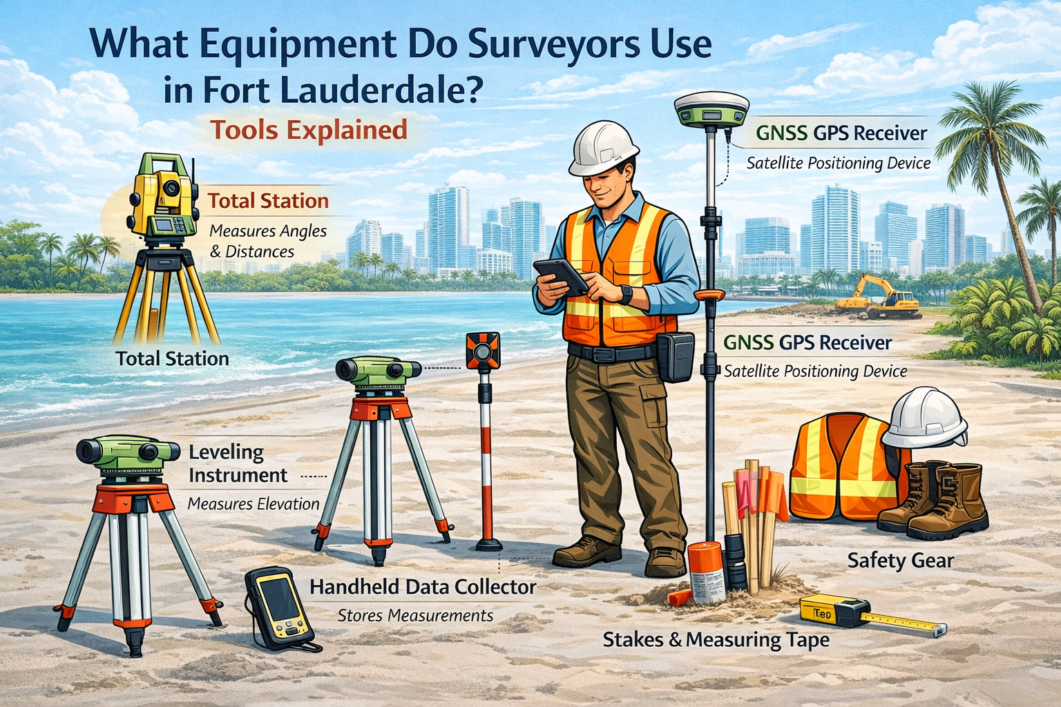 Fort Lauderdale Land Surveying: What Equipment Do Surveyors Use and Why It Matters
