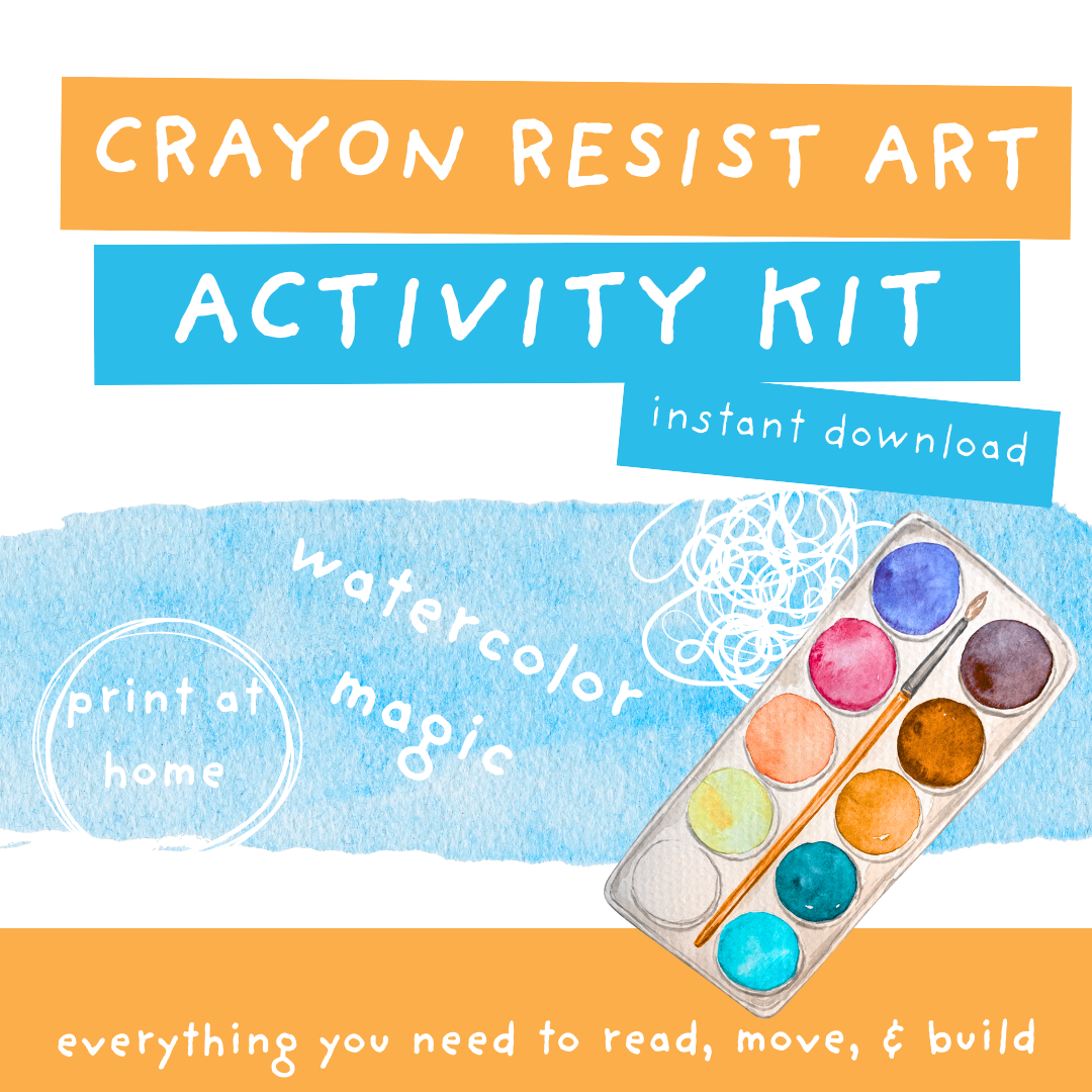 Instant Download | Crayon Resist Art Kit