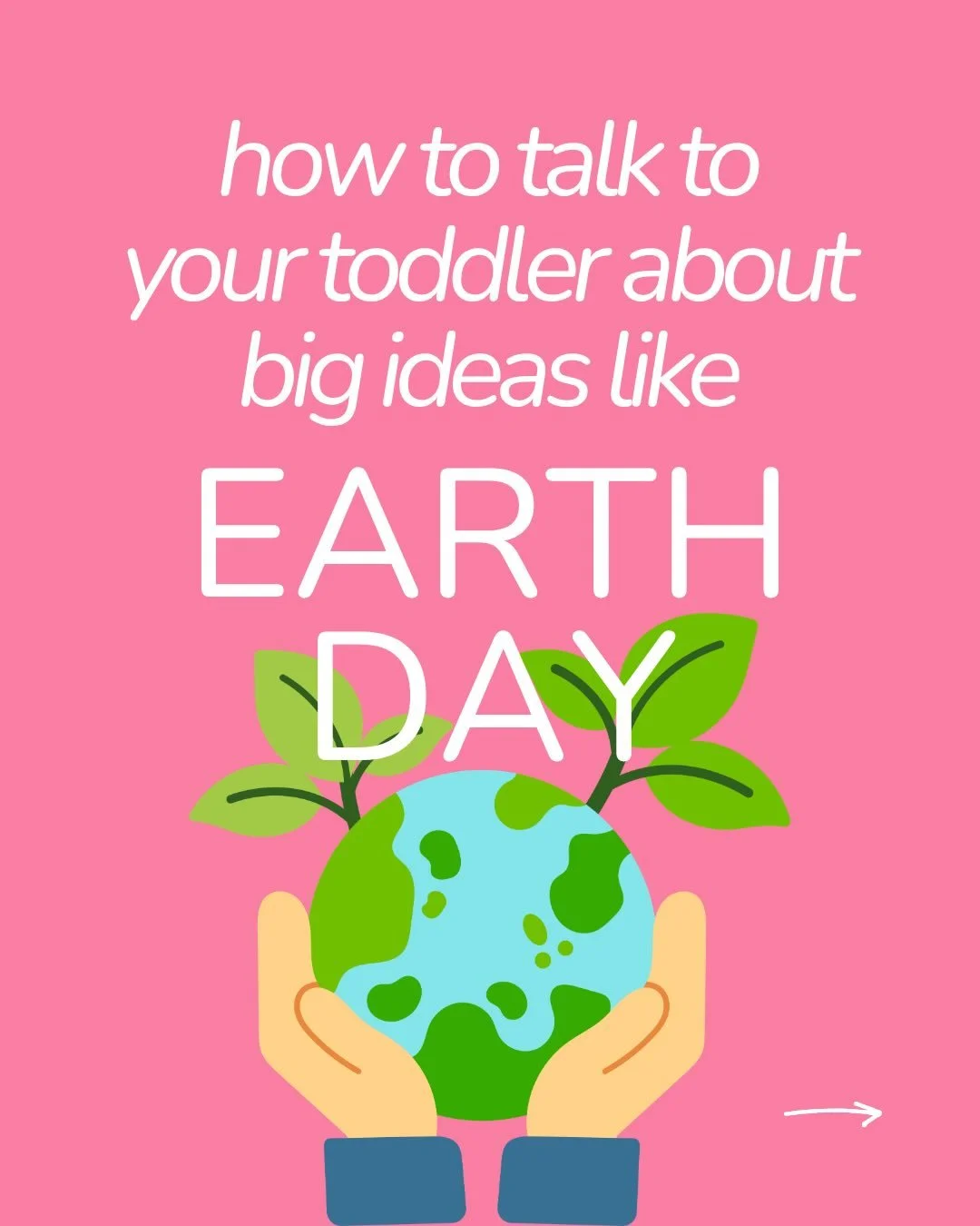 Big ideas are hard for little kids. They feel very abstract.

The idea of Earth is huge, and it is kind of impossible to picture when you are 2.

However, the importance of maintaining and creating a healthier planet for future generations is somethi