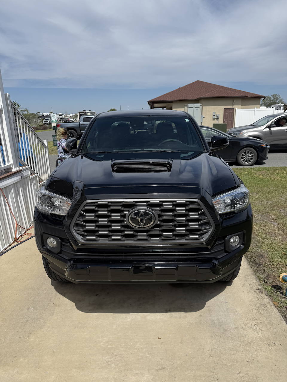 interior and exterior detail of Toyota Tacoma
