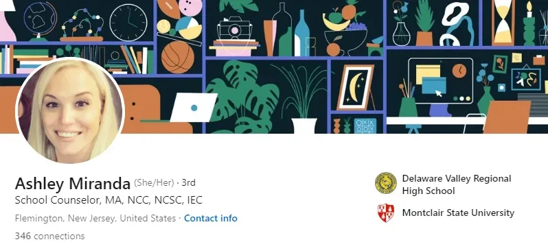 LinkedIn Header for Ashley Miranda